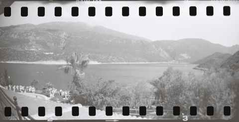 This picture features: An Old Filmstrip with a Tropical Landscape.
This website offers 110 film negative digitization. Scanning 110 negatives. Convert 110 negatives to digital. Does anyone scan 110 negatives? Yes! 